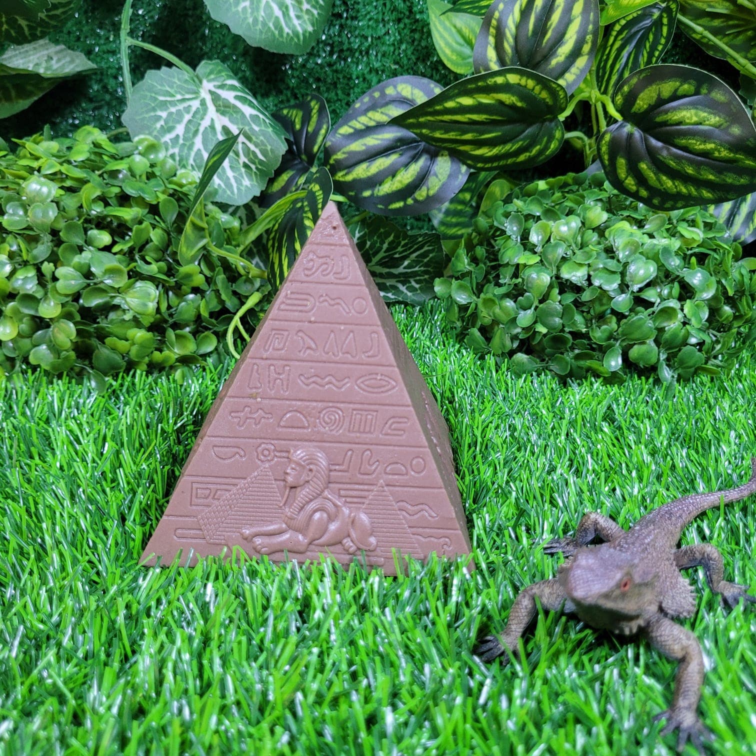 Pirâmide Egipcia Enfeite Decoração Terrário En 407 Artexotics