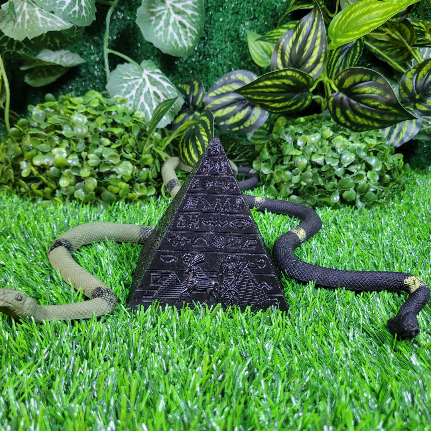 Pirâmide Egipcia Oca Enfeite Decoração Terrário En 406 Artexotics